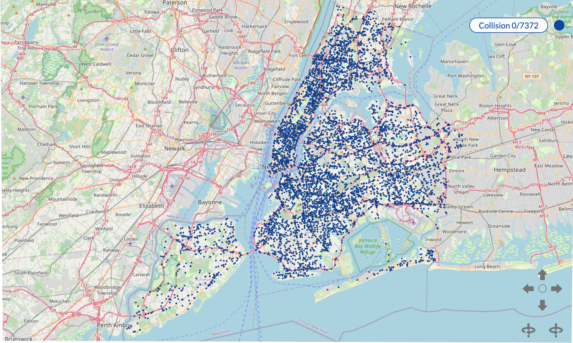 New York City’s Motor Vehicle Collisions Crashes from July 2025