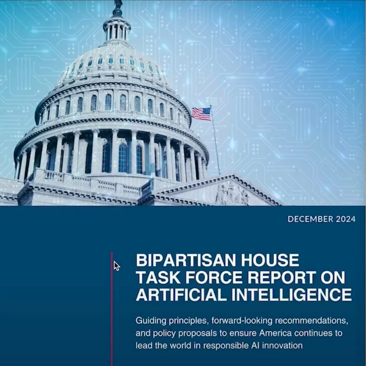 Exploring the Bipartisan House Task Force Report on AI in SightXR