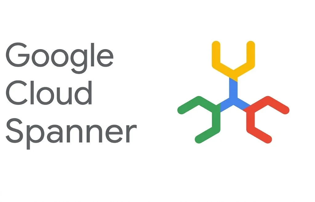 Google Cloud Spanner logo with multicolored network diagram